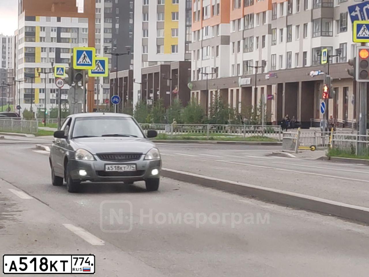 Фото автомобиля LADA PRIORA, 2011 — госномер У396УС193. Цвет: СЕРЫЙ