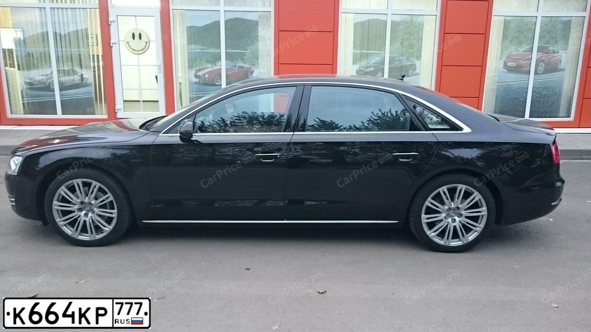 Фото автомобиля AUDI A8, 2011 — госномер А198ЕР761. Цвет: ЧЕРНЫЙ