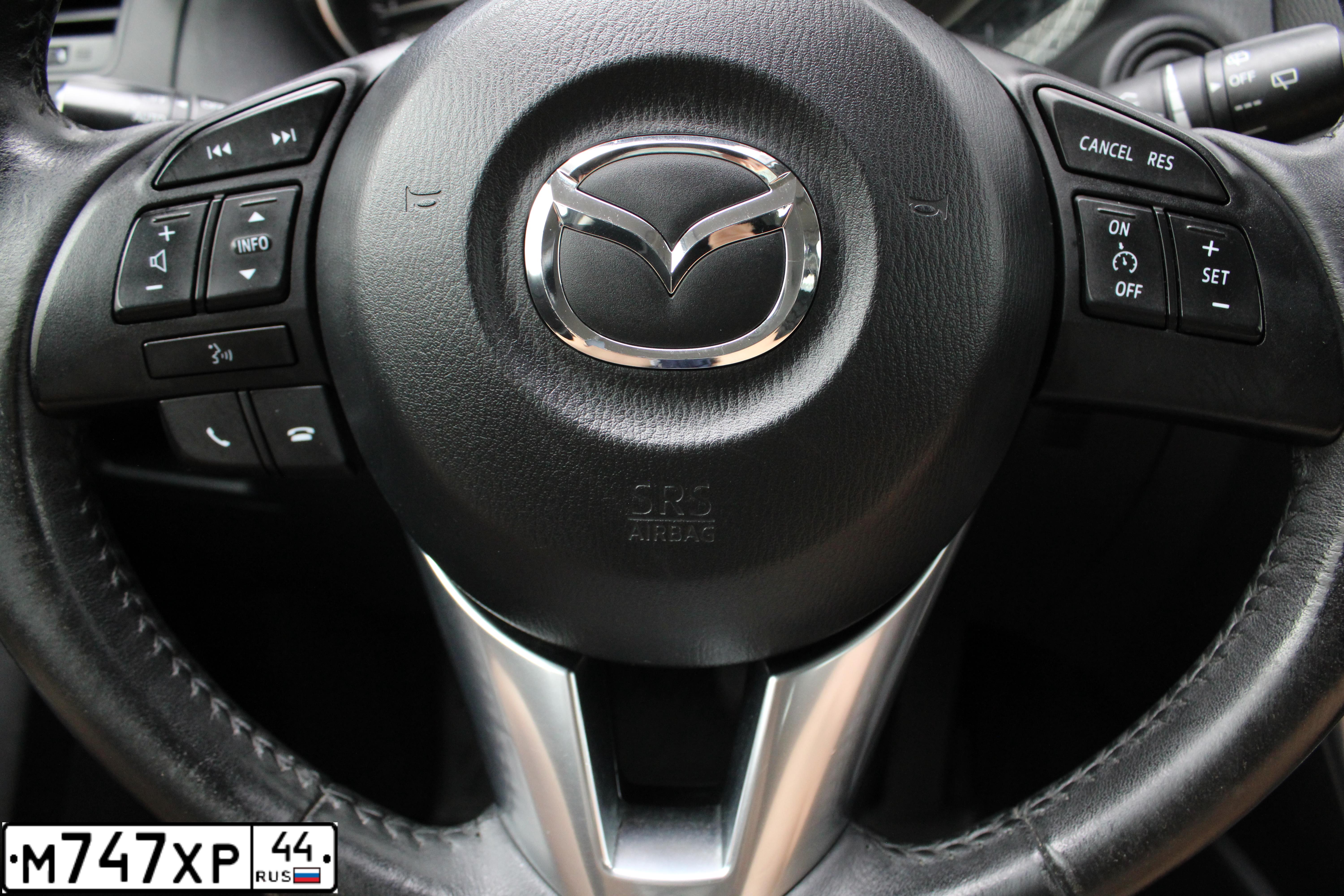 Фото автомобиля MAZDA CX-5, 2012 — госномер Т585НВ35. Цвет: ЧЕРНЫЙ