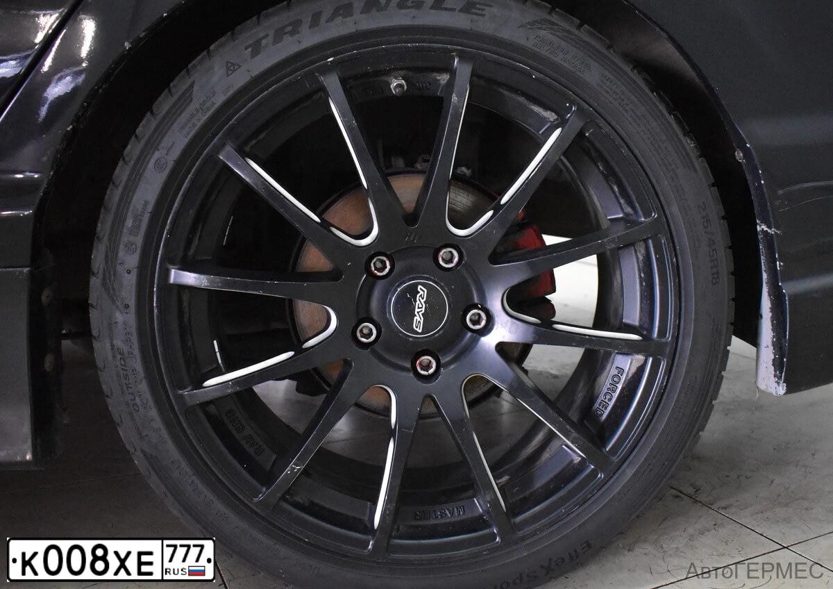 Фото автомобиля HONDA CIVIC, 2010 — госномер М888МС48. Цвет: ЧЕРНЫЙ