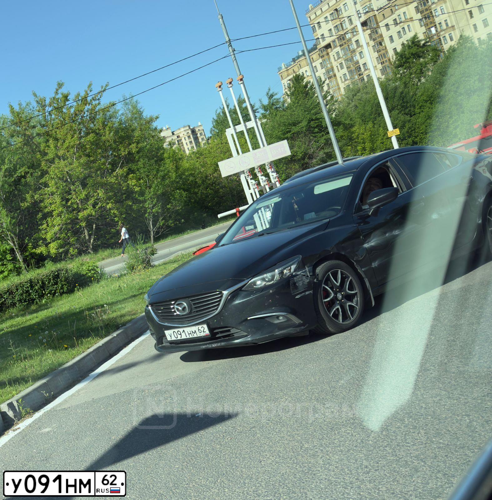 Фото автомобиля MAZDA 6, 2015 — госномер Н552ТО62. Цвет: ЧЕРНЫЙ