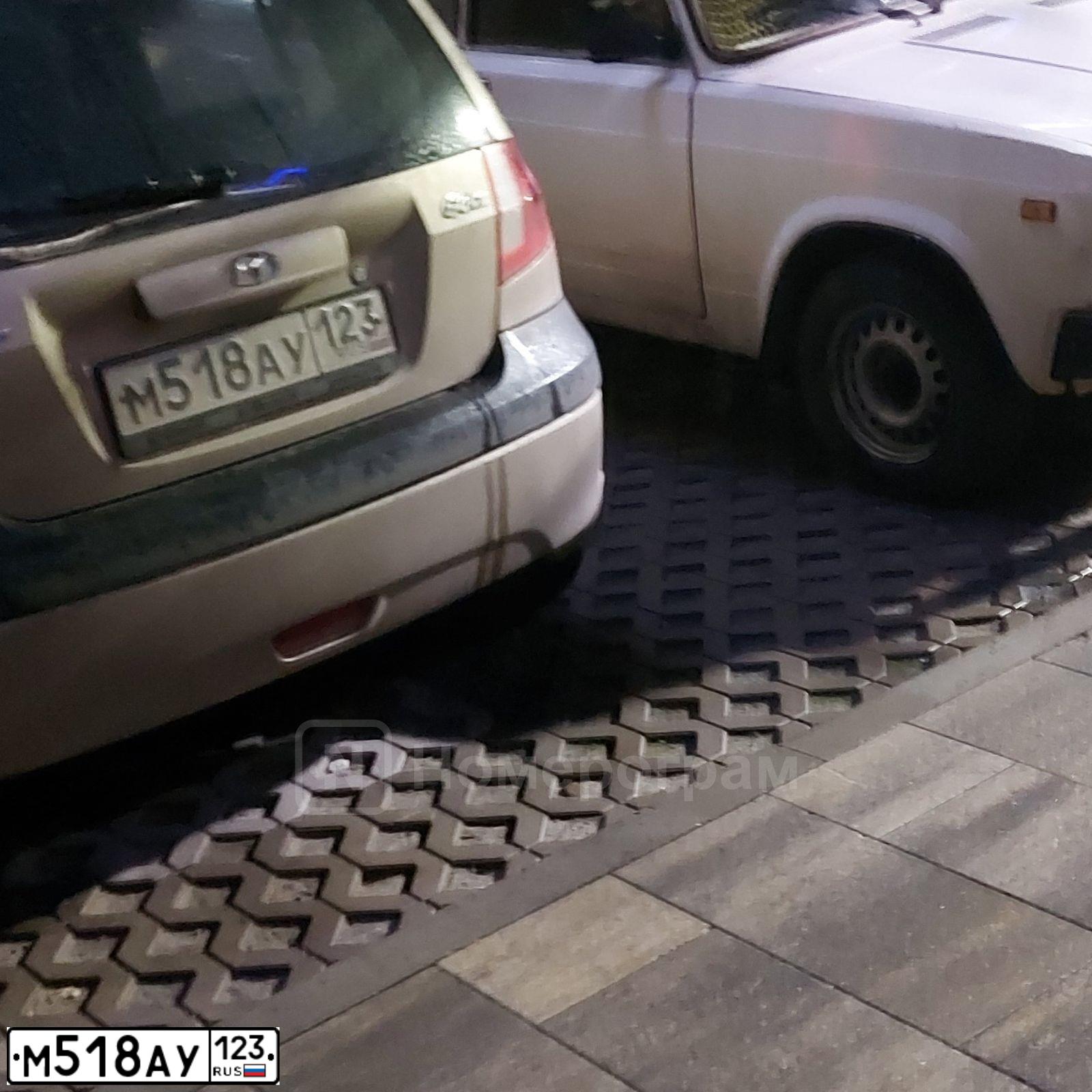 Фото автомобиля HYUNDAI GETZ, 2008 — госномер М518АУ123. Цвет: БЕЖЕВЫЙ