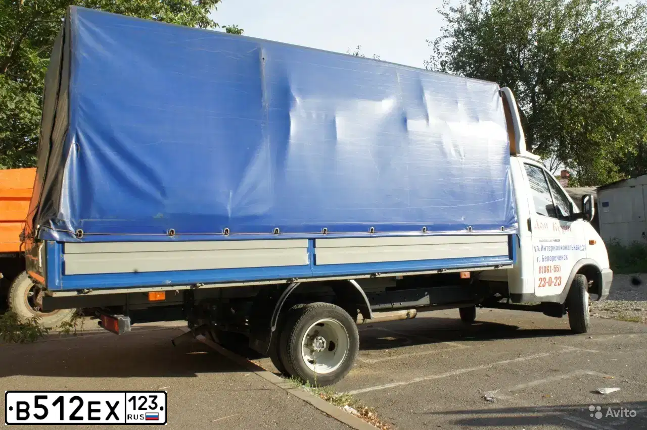 Фото автомобиля GAZ 3302 EL, 2012 — госномер В512ЕХ123. Цвет: Белый