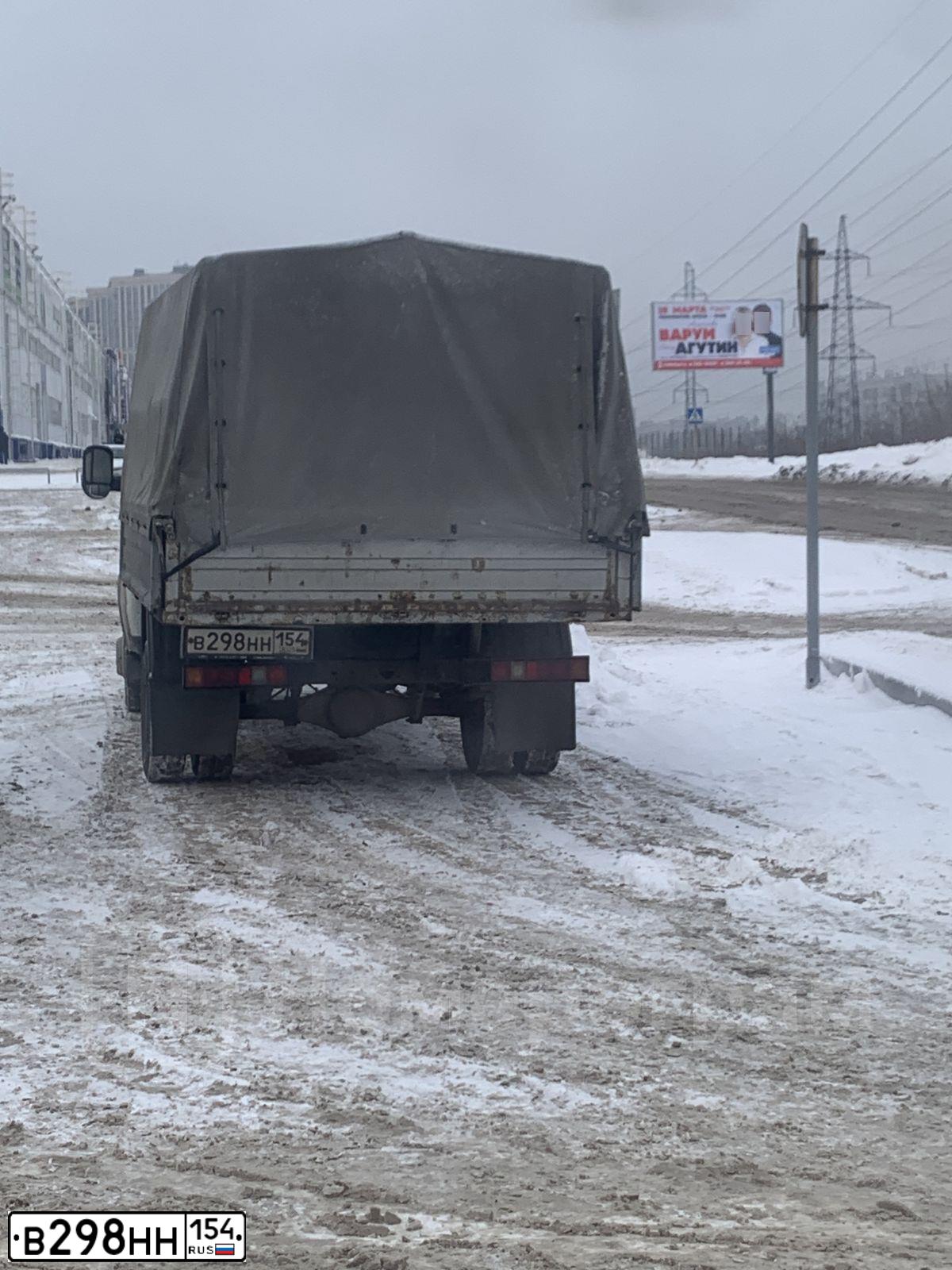 Фото автомобиля GAZ Z 3302 GAZEL, 2012 — госномер В298НН154. Цвет: Белый