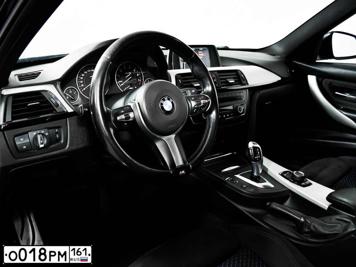 Фото автомобиля BMW SERIE 3, 2014 — госномер М666РА36. Цвет: ЧЕРНЫЙ