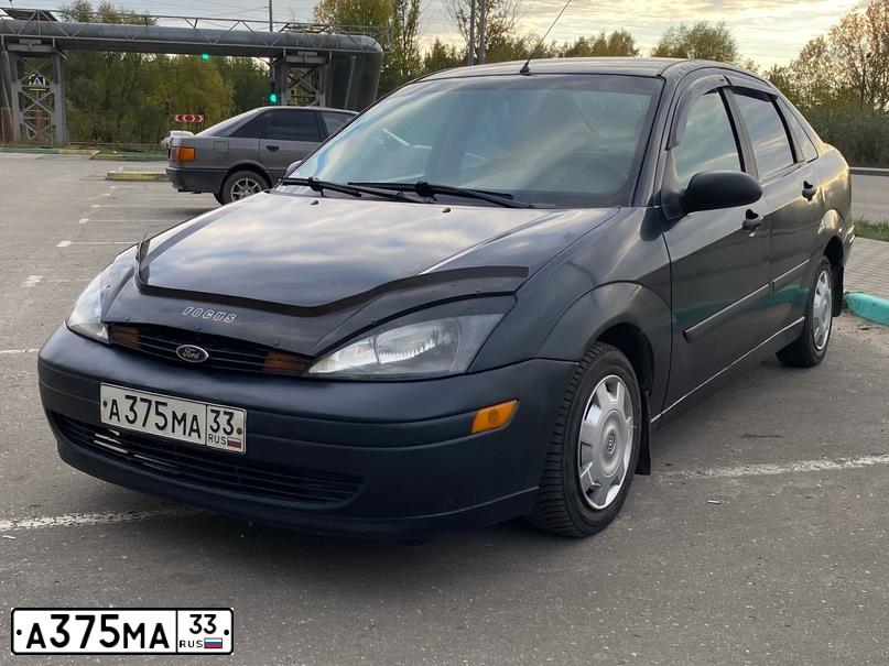 Фото автомобиля FORD FOCUS, 2002 — госномер Т274СА152. Цвет: синий