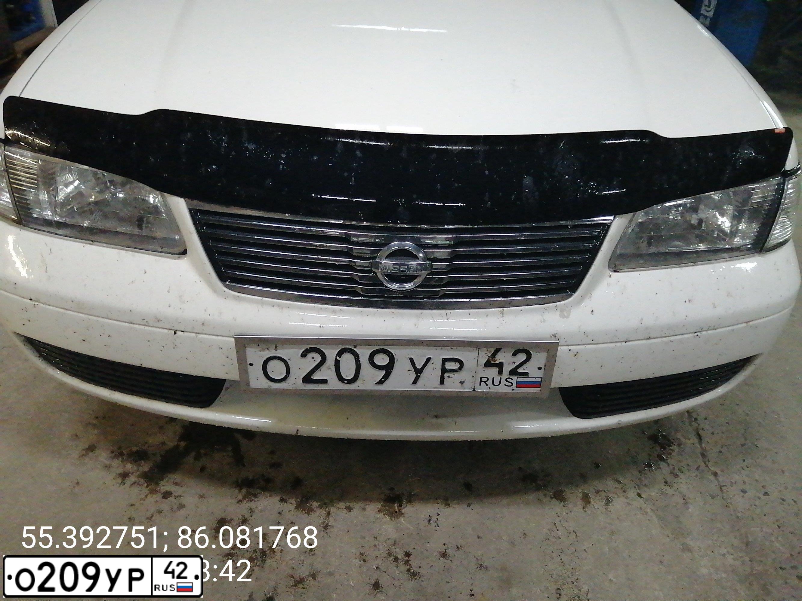 Фото автомобиля NISSAN SUNNY, 2002 — госномер Р452ТМ154