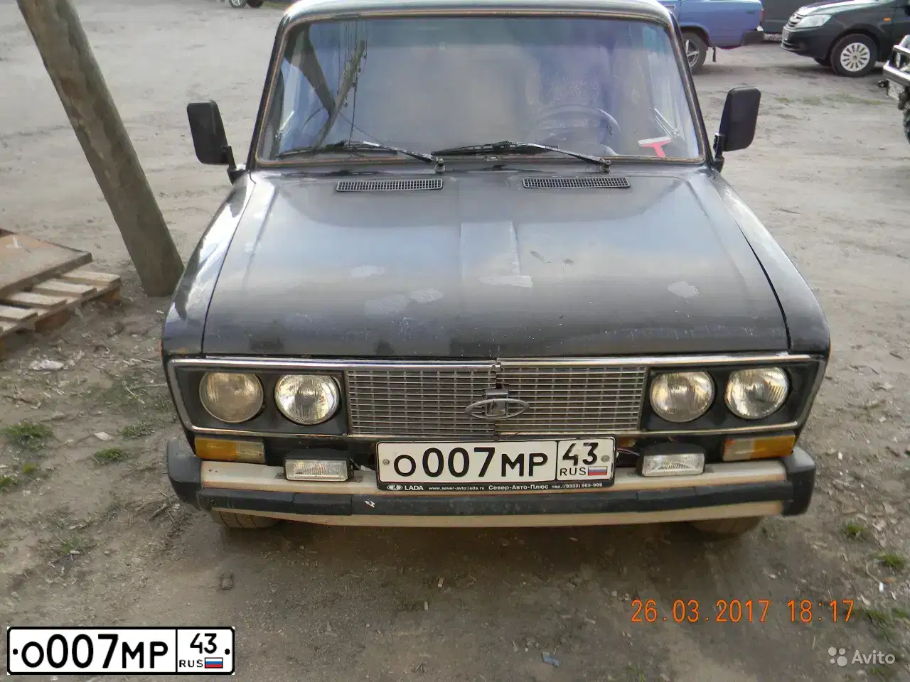Фото автомобиля LADA 2106, 1997 — госномер О007МР43. Цвет: МУРЕНА