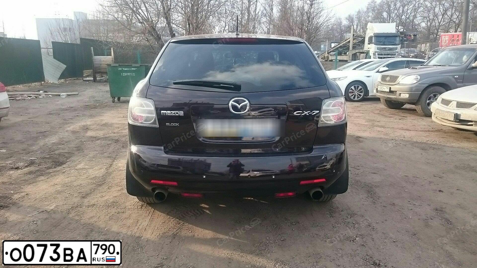 Фото автомобиля MAZDA CX-7, 2008 — госномер Т402ЕК181. Цвет: ВИШНЕВЫЙ ТЕМНЫЙ