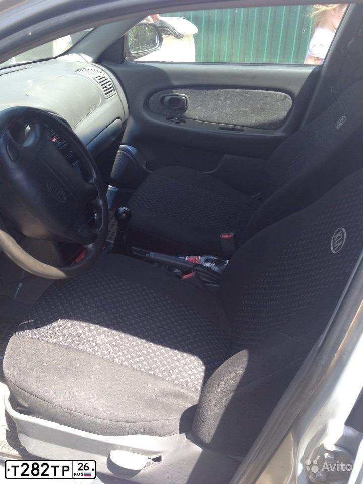Фото автомобиля KIA SPECTRA, 2008 — госномер Т282ТР26. Цвет: АЛМАЗНОЕ СЕРЕБРО