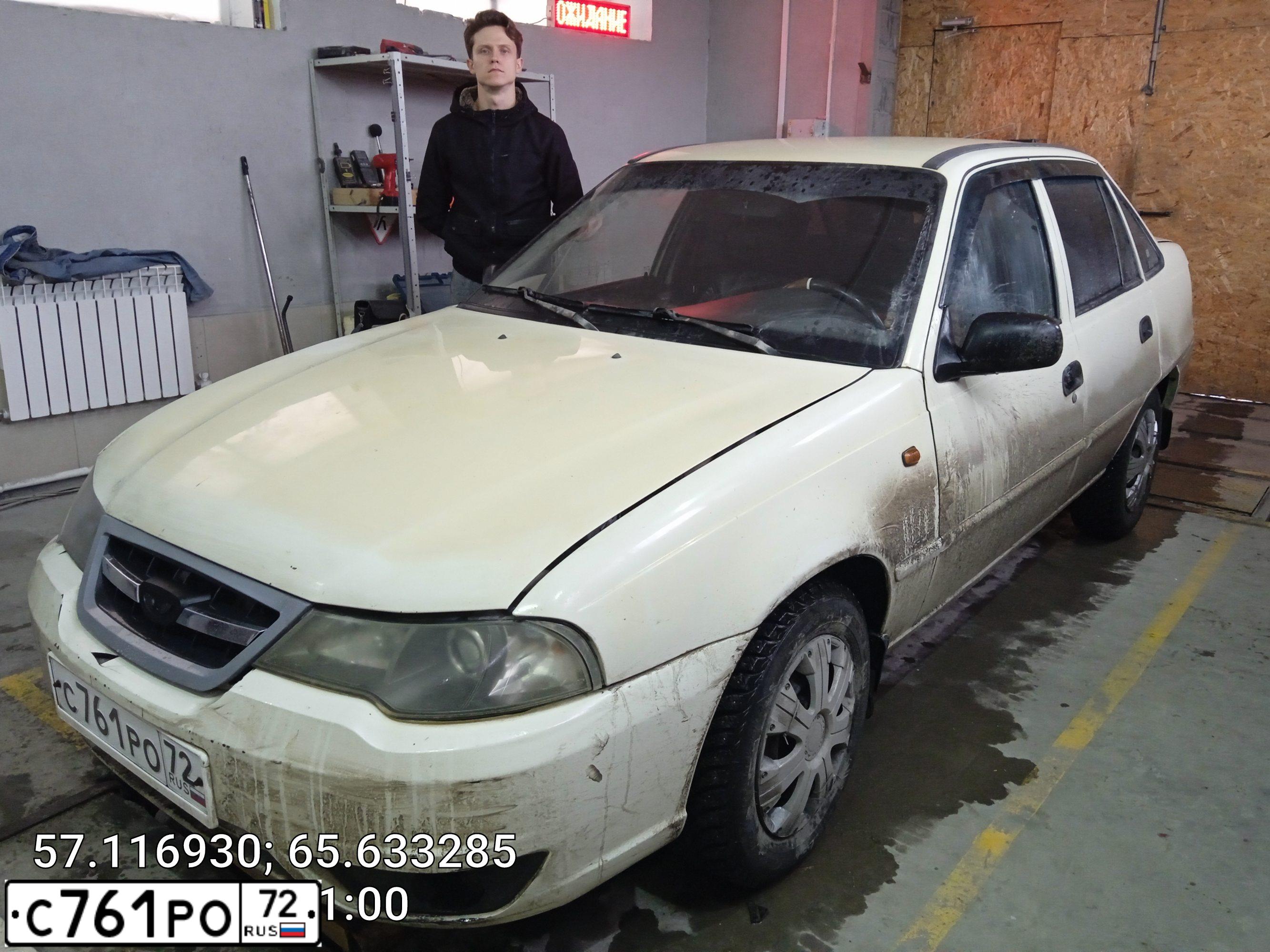 Фото автомобиля DAEWOO NEXIA, 2011 — госномер С761РО72. Цвет: СВ.БЕЖЕВЫЙ