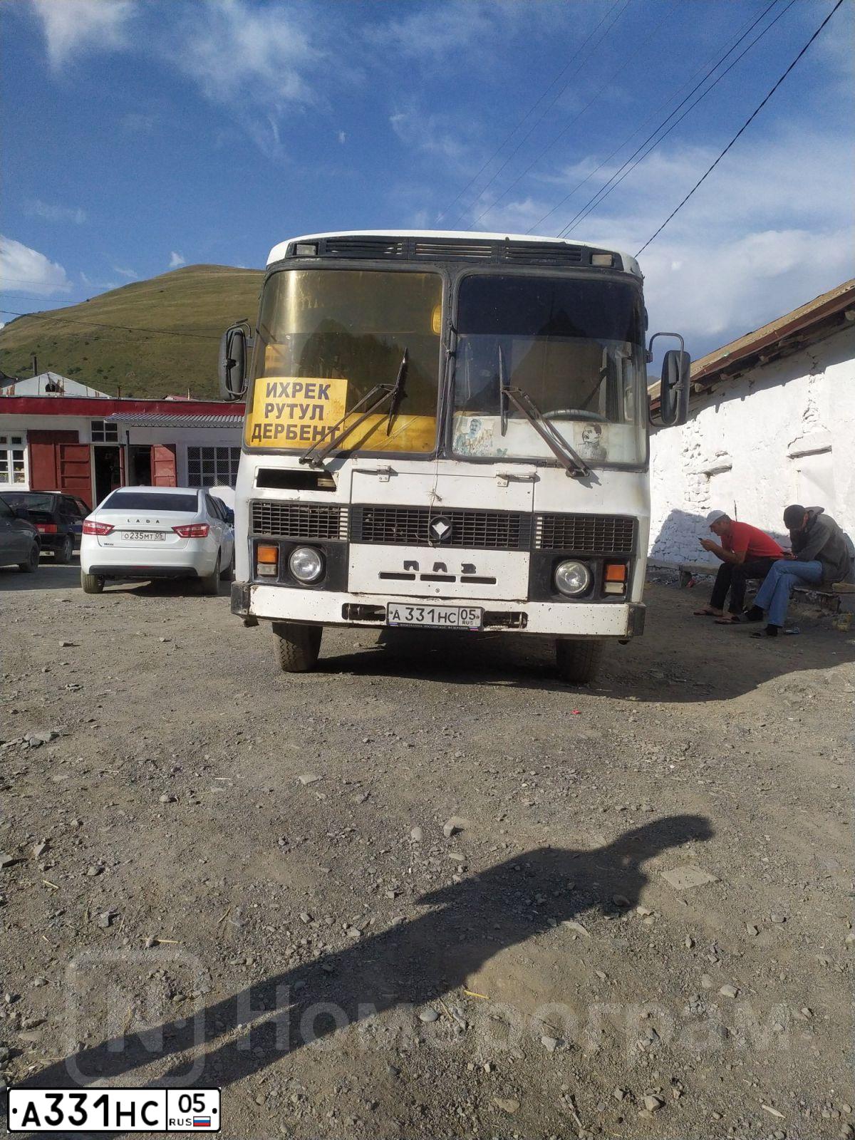Фото автомобиля PAZ Z 3205, 1997 — госномер А331НС05. Цвет: Синий (БЕЛО-СИНИЙ)