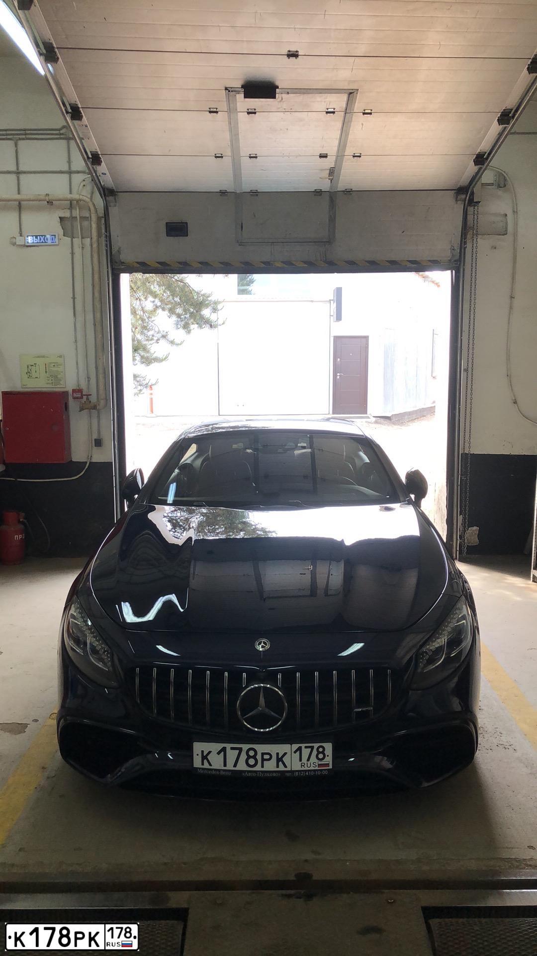 Фото автомобиля MERCEDES S-KLASSE, 2015 — госномер С178СС178. Цвет: синий