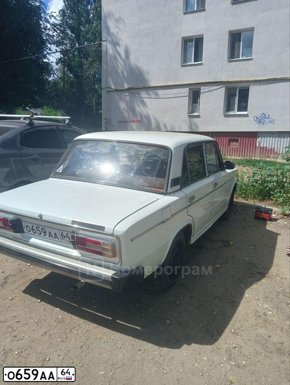 Фото автомобиля LADA 2106, 1996 — госномер С245ЕР164. Цвет: Белый