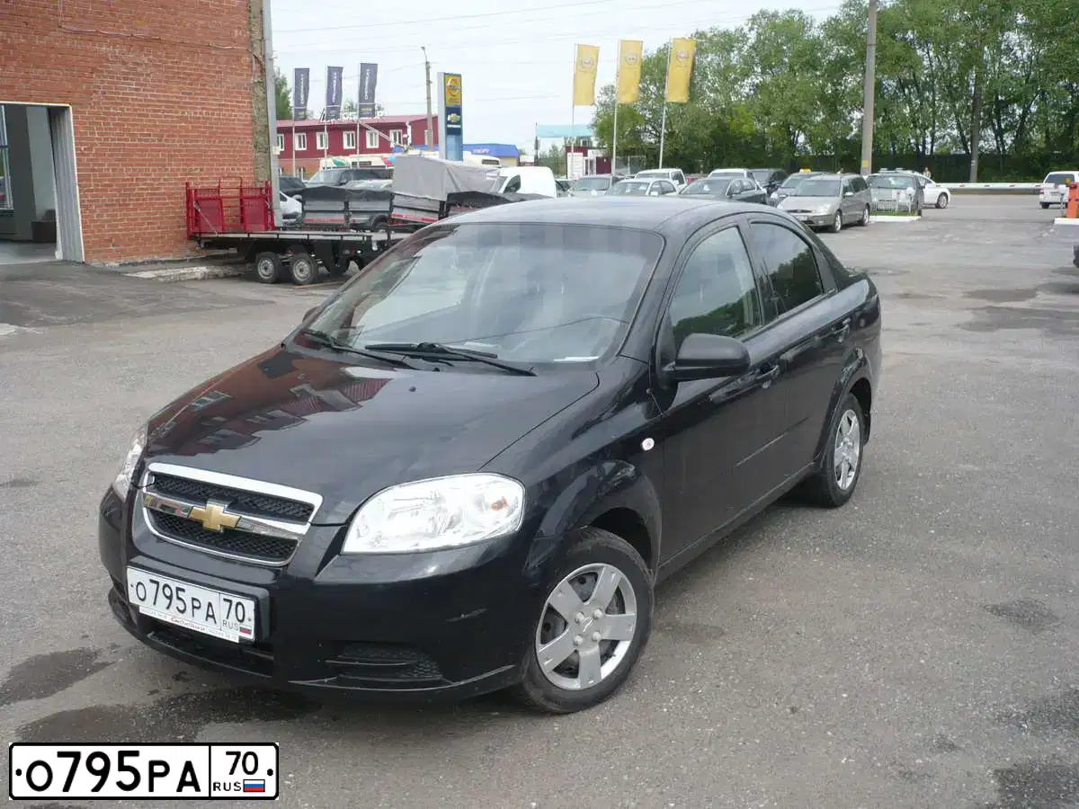 Фото автомобиля CHEVROLET AVEO, 2011 — госномер О795РА70