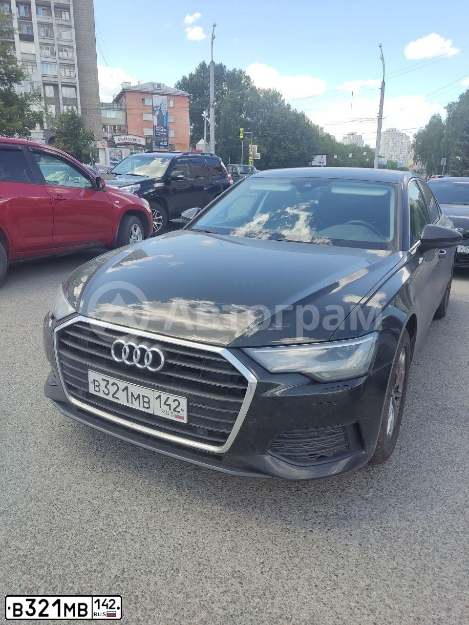 Фото автомобиля AUDI A6, 2020 — госномер К538НВ147. Цвет: ЧЕРНЫЙ