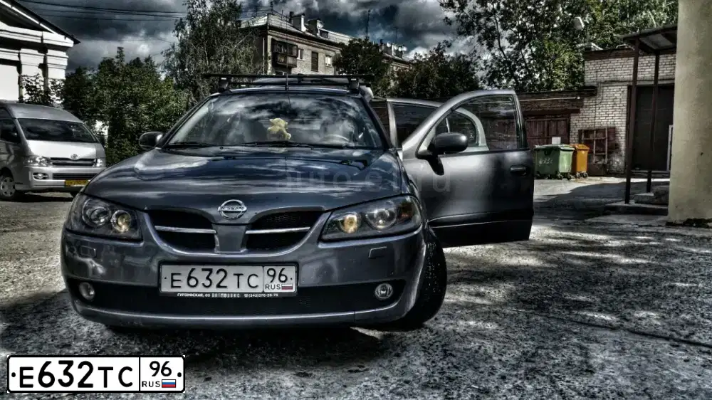 Фото автомобиля NISSAN ALMERA, 2005 — госномер Х139ХС72. Цвет: СЕРЫЙ