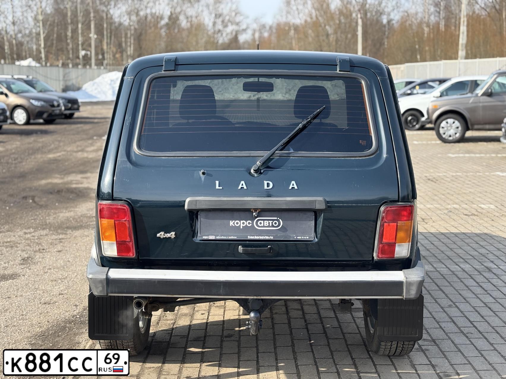 Фото автомобиля LADA 2121 NIVA, 2020 — госномер К881СС69. Цвет: ЗЕЛЕНЫЙ