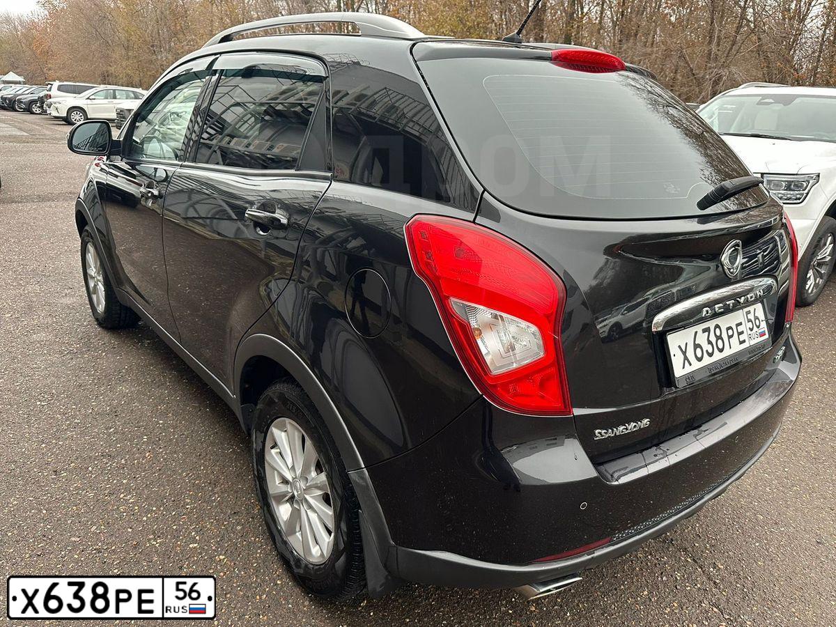 Фото автомобиля SSANGYONG ACTYON, 2014 — госномер Р182УВ102. Цвет: ЧЕРНЫЙ