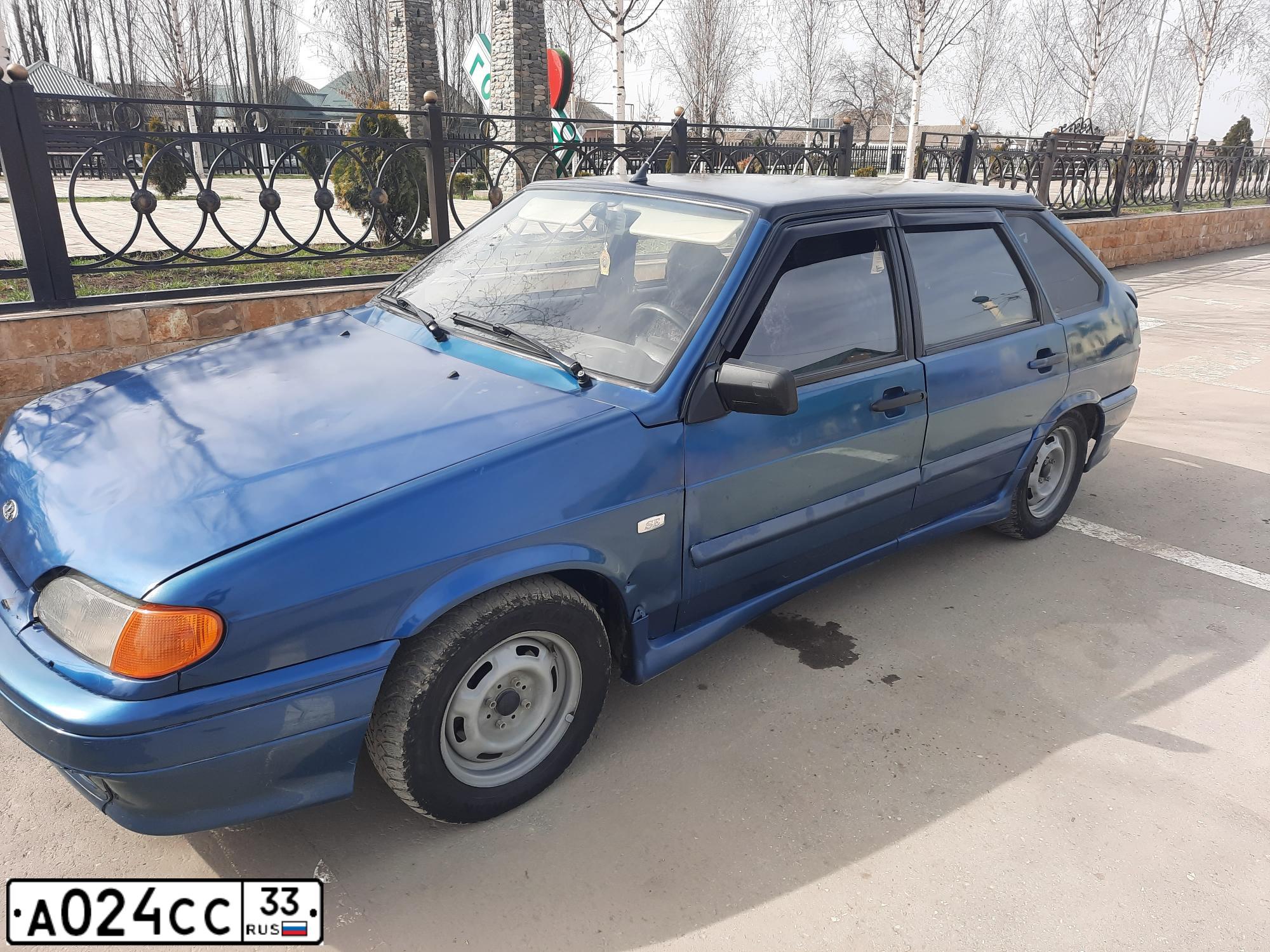 Фото автомобиля LADA 2114 SAMARA, 2005 — госномер В609ЕР95. Цвет: СИНЕ-ЗЕЛЕНЫЙ