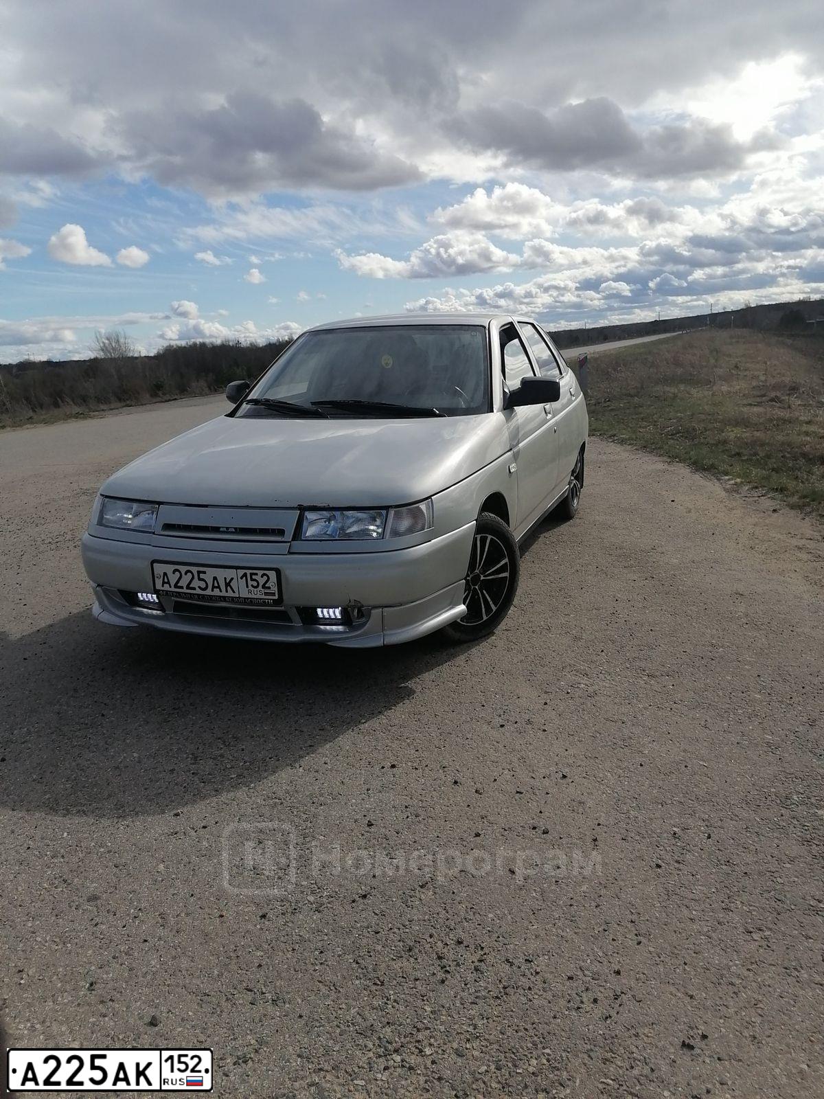 Фото автомобиля LADA 2112, 2004 — госномер А225АК152. Цвет: БЕЖЕВЫЙ