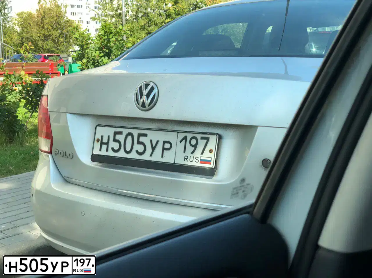 Фото автомобиля VOLKSWAGEN POLO, 2012 — госномер Т232СМ58. Цвет: Серый