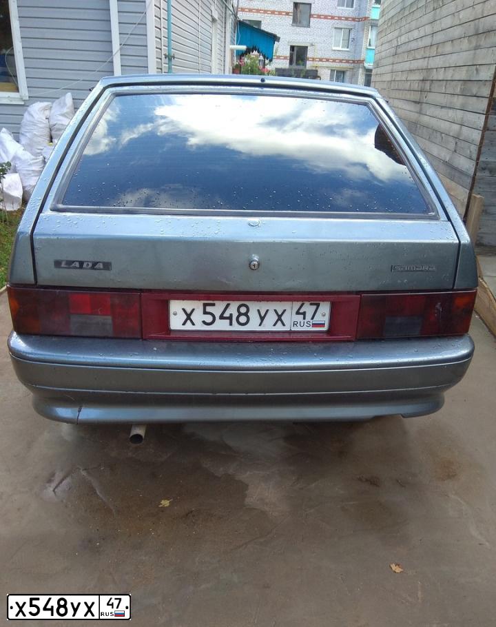 Фото автомобиля LADA 2114 SAMARA, 2005 — госномер К081НЕ35. Цвет: СРЕДНИЙ СЕРО-ЗЕЛЕНЫЙ МЕТ