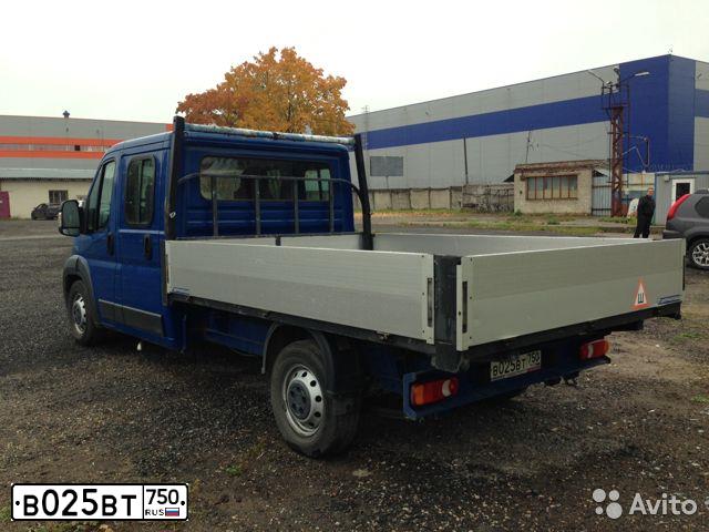 Фото автомобиля FIAT DUCATO, 2014 — госномер В025ВТ750. Цвет: СИНИЙ