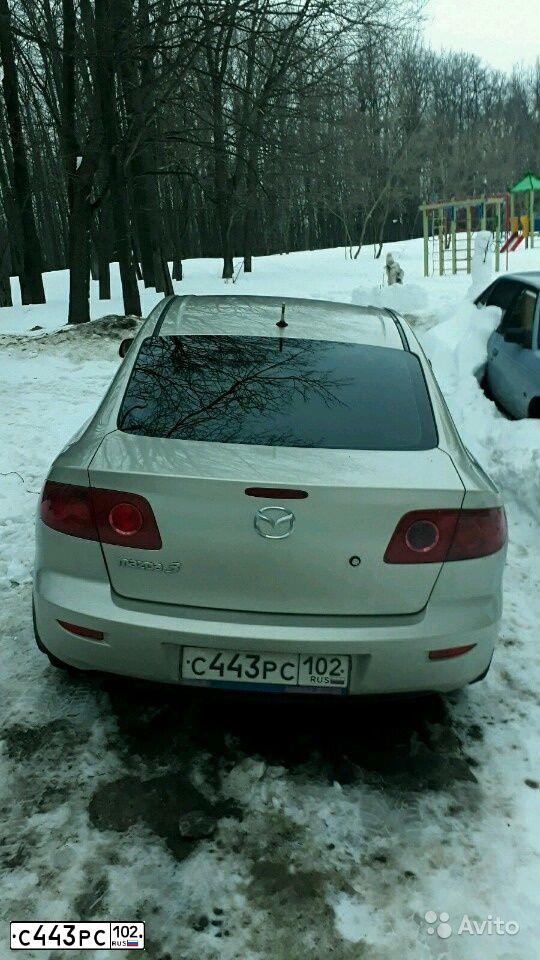 Фото автомобиля MAZDA 3, 2004 — госномер В910КН102. Цвет: ЗОЛОТИСТЫЙ