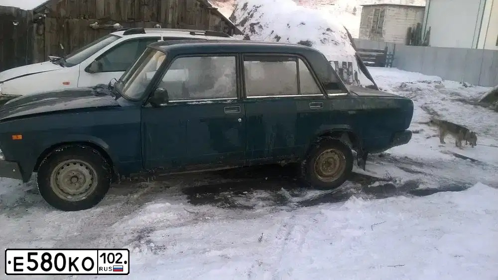 Фото автомобиля LADA 2107, 2002 — госномер Е580КО102