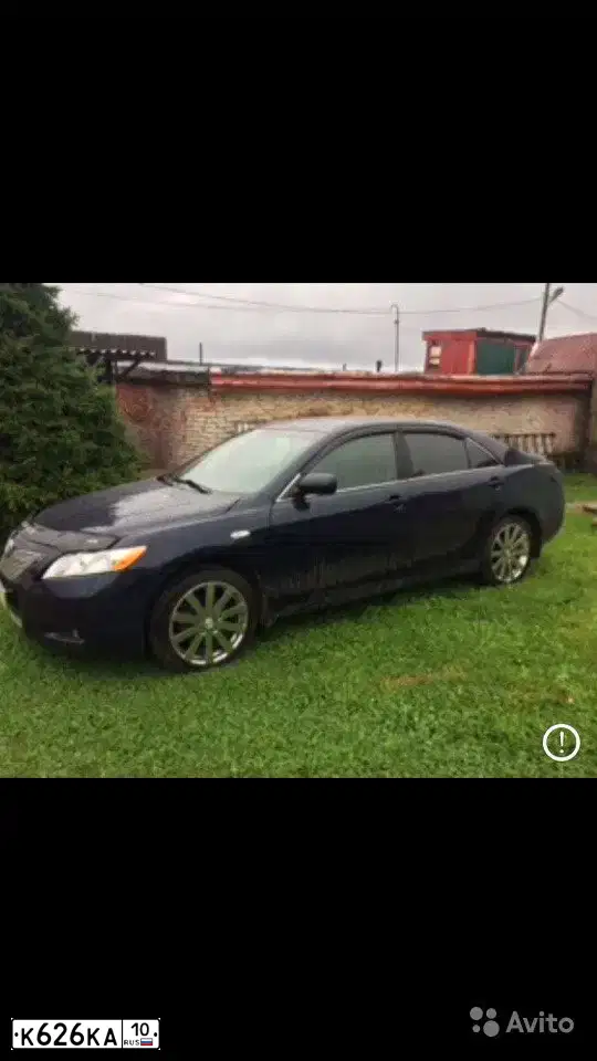 Фото автомобиля TOYOTA CAMRY, 2006 — госномер К626КА10. Цвет: ТЕМНО-СИНИЙ