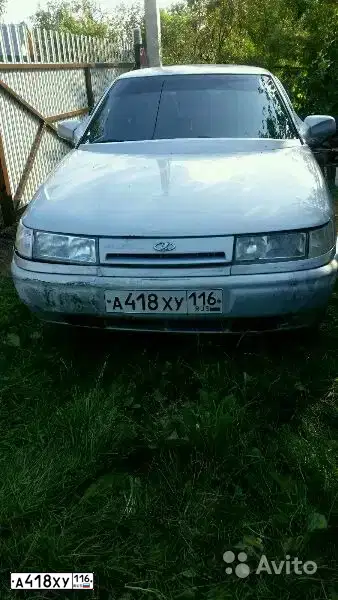Фото автомобиля LADA 2112, 2005 — госномер А418ХУ116. Цвет: Серебристо-Желтый