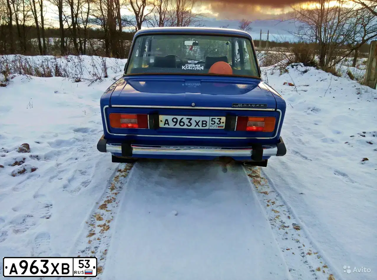 Фото автомобиля LADA 2106, 1999 — госномер А963ХВ53. Цвет: ЯРКО-СИНИЙ