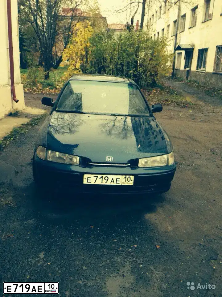 Фото автомобиля HONDA ACCORD, 1995 — госномер Е719АЕ10. Цвет: синий