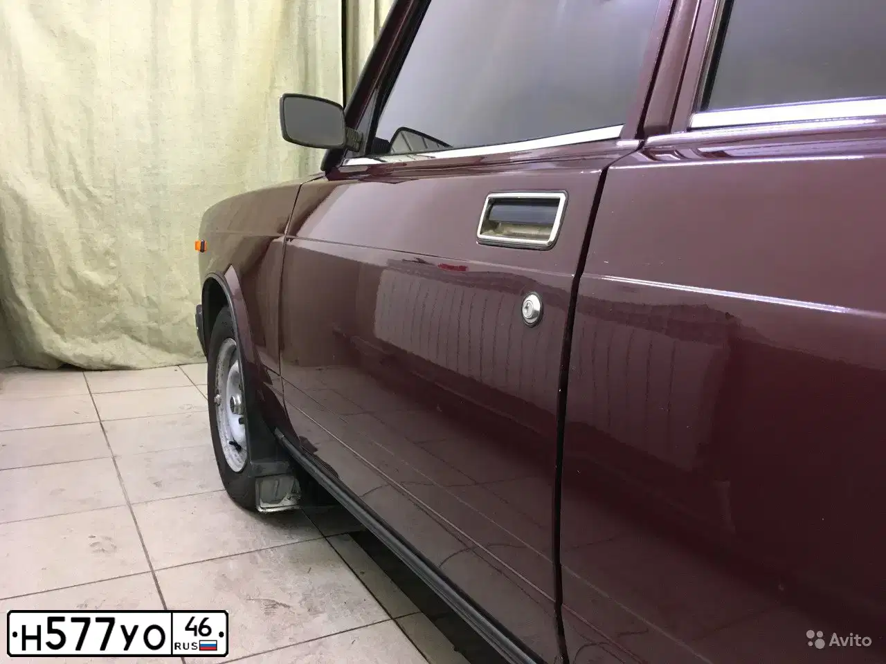 Фото автомобиля LADA 2105 LADA, 2007 — госномер Р173АХ05. Цвет: ТЕМНО-ВИШНЕВЫЙ