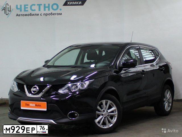 Фото автомобиля NISSAN QASHQAI, 2016 — госномер М929ЕР76. Цвет: ЧЕРНЫЙ