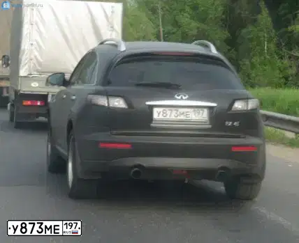 Фото автомобиля ZIL 433362 /4X2/ CHASSIS, 2001 — госномер У873НЕ197. Цвет: Белый