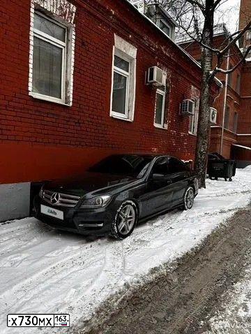 Фото автомобиля MERCEDES C-KLASSE, 2012 — госномер Е326АВ977. Цвет: СЕРЫЙ