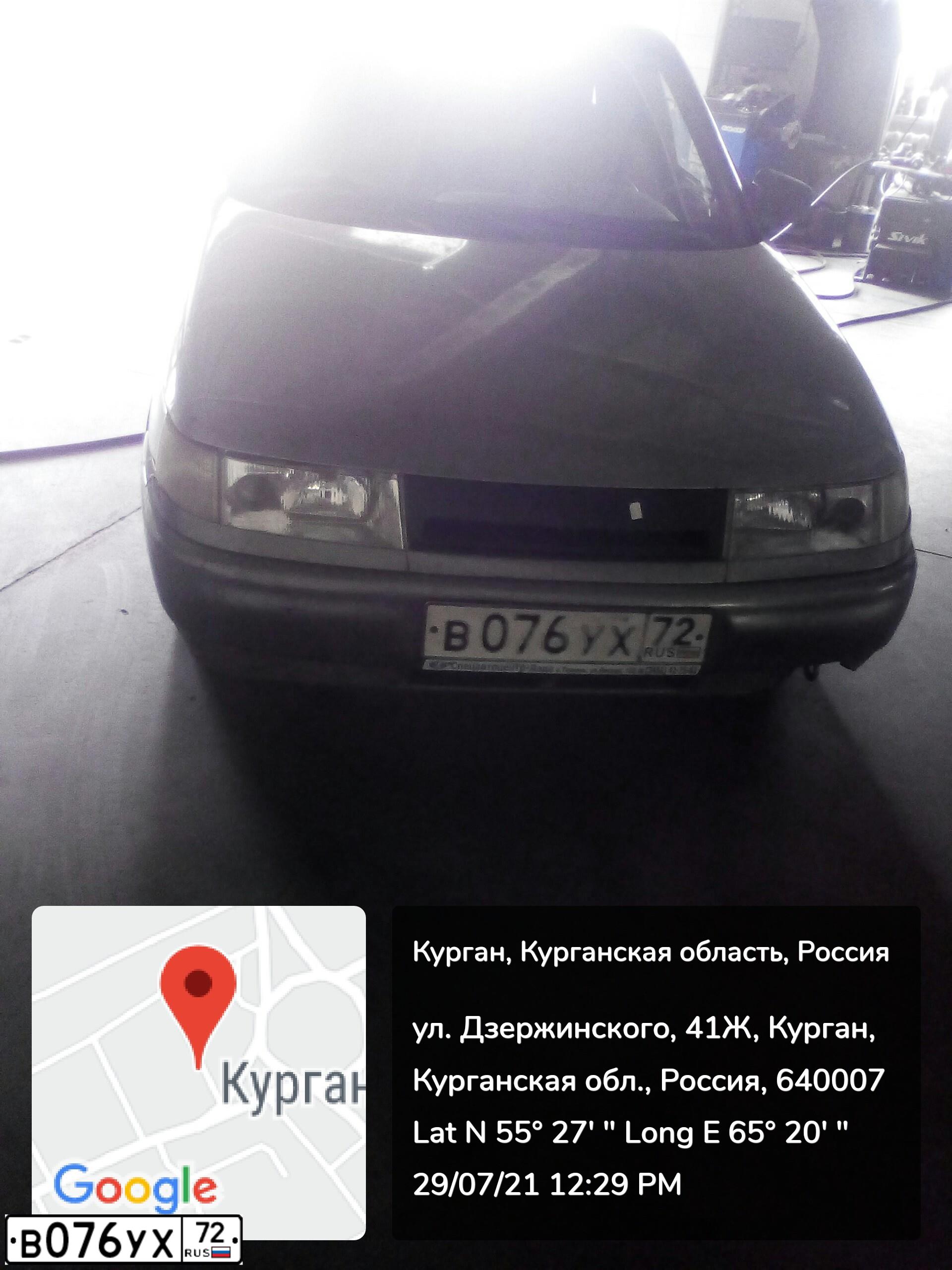 Фото автомобиля LADA 2110, 2005 — госномер О110НВ45. Цвет: СРЕДНИЙ СЕРО-ЗЕЛЕН МЕТ.