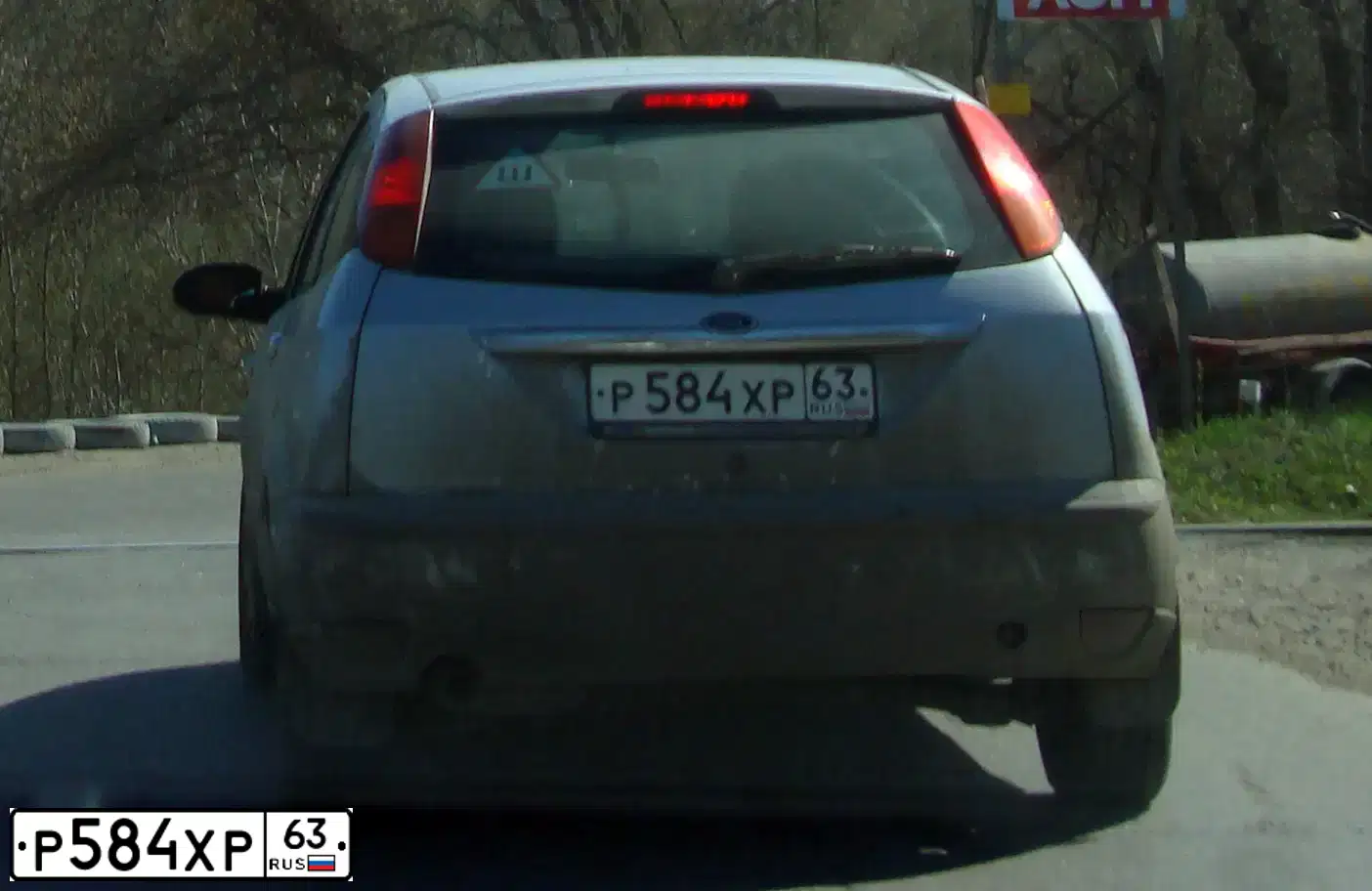 Фото автомобиля FORD FOCUS, 2004 — госномер В094ТМ763. Цвет: СЕРЕБРИСТЫЙ