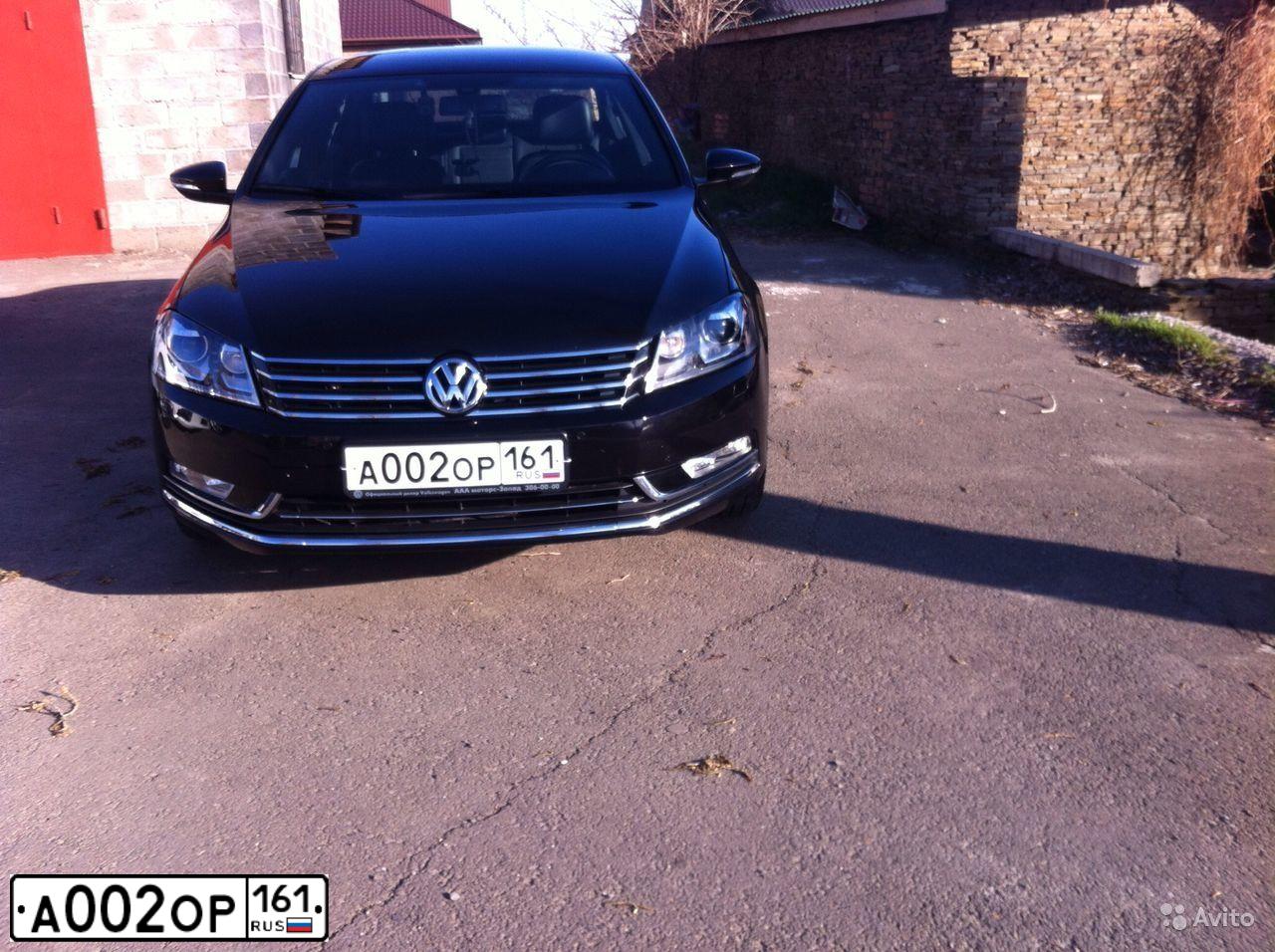 Фото автомобиля VOLKSWAGEN PASSAT, 2013 — госномер А047ТХ161. Цвет: ЧЕРНЫЙ