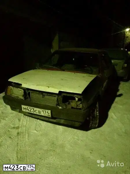 Фото автомобиля LADA 2109 SAMARA, 1998 — госномер М423СВ174. Цвет: СЕРЫЙ