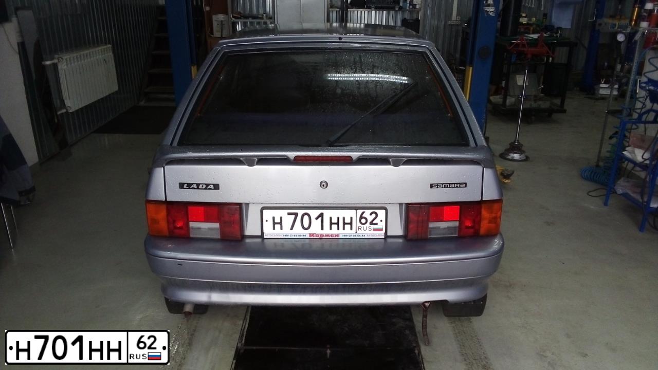 Фото автомобиля LADA 2114 SAMARA, 2008 — госномер Н701НН62. Цвет: СВЕТЛО-ГОЛУБОЙ