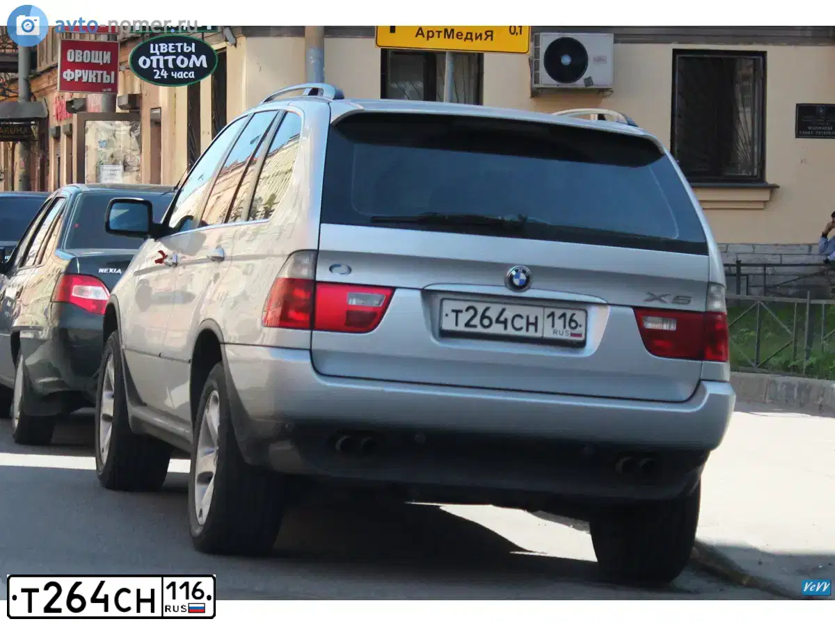 Фото автомобиля BMW X5, 2003 — госномер О912СА47. Цвет: СЕРЕБРИСТЫЙ