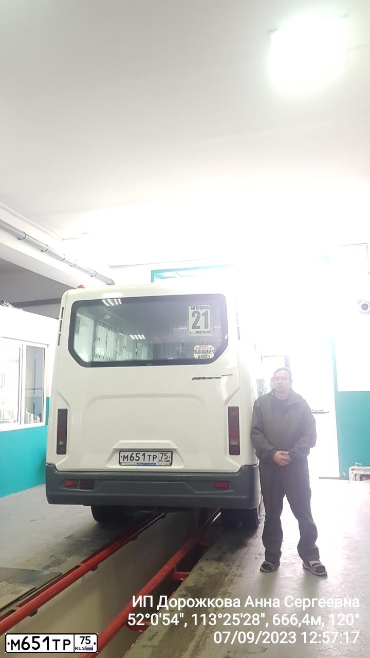 Фото автомобиля GAZ GAZEL NEXT, 2019 — госномер М651ТР75. Цвет: БЕЛЫЙ