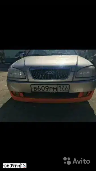 Фото автомобиля CHERY AMULET /FLAGCLOUD/, 2007 — госномер В609РМ177. Цвет: СВЕТЛО-СЕРЫЙ