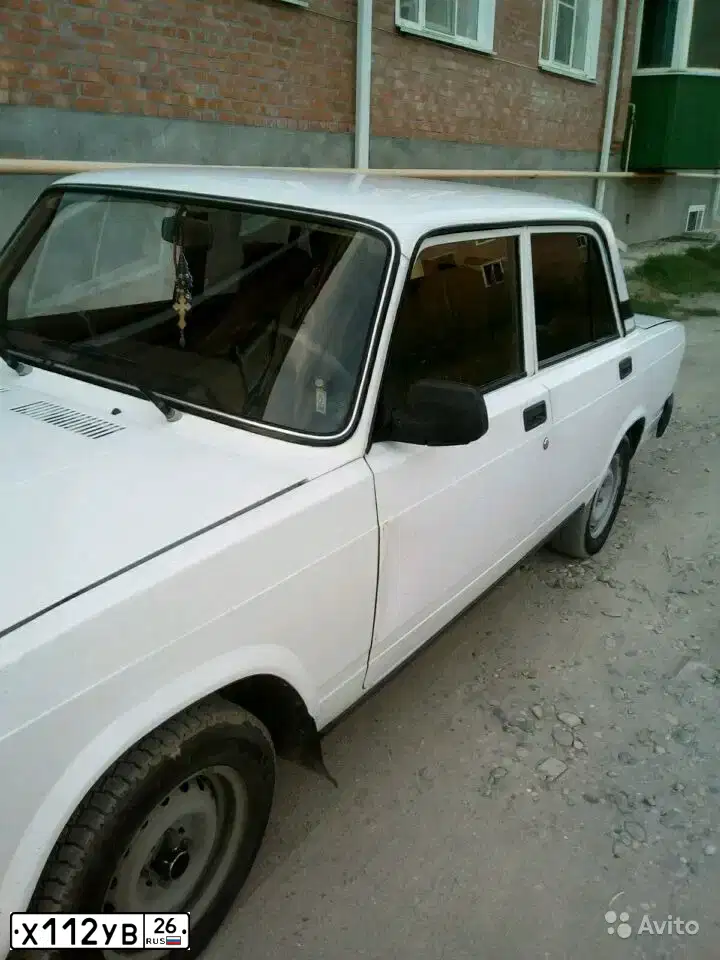 Фото автомобиля LADA 2107 LADA, 2009 — госномер В991КМ07. Цвет: БЕЛЫЙ