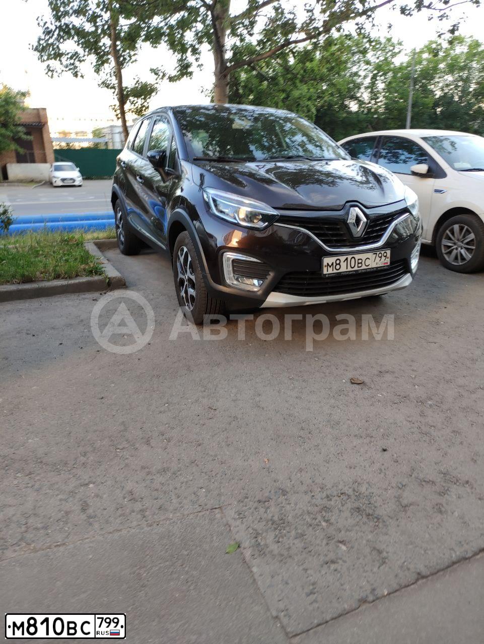 Фото автомобиля RENAULT KAPTUR, 2018 — госномер М810ВС799. Цвет: КОРИЧНЕВЫЙ ЧЕРНЫЙ