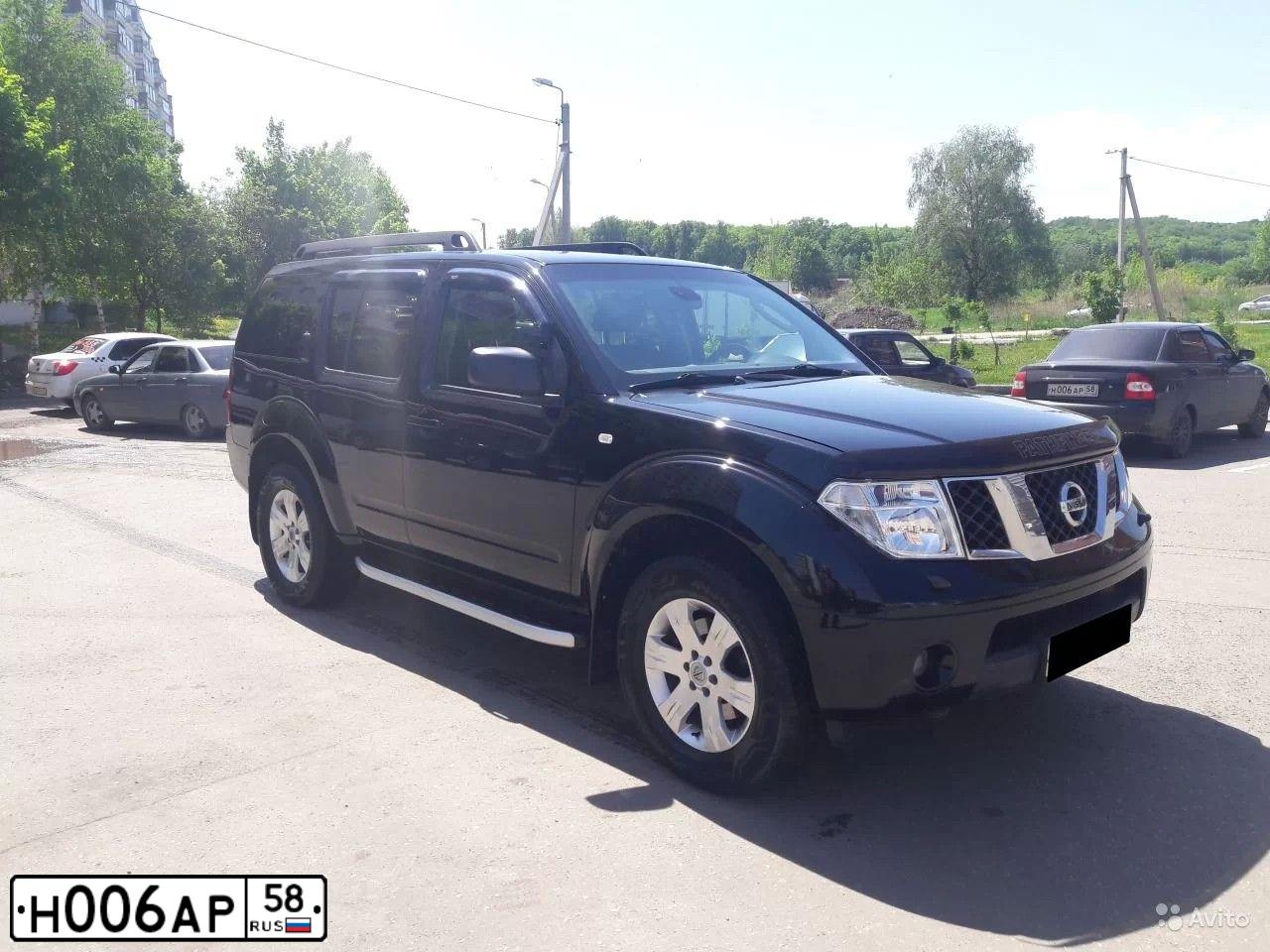 Фото автомобиля LADA 2170 PRIORA, 2010 — госномер Н006АР58. Цвет: Сине-Черный