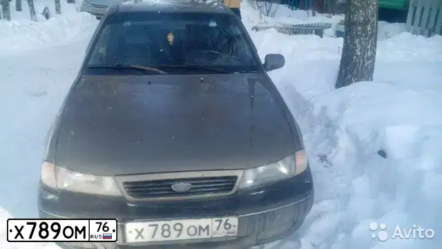 Фото автомобиля DAEWOO NEXIA, 2000 — госномер Х789ОМ76. Цвет: СЕРО-ЗЕЛЕНЫЙ
